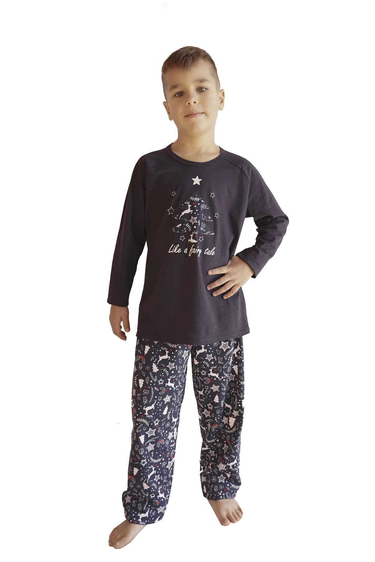 Pijama pentru baietei-Imprimat-4/5 ani
