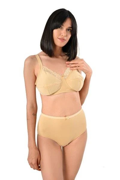 Sutien bumbac fara armaturi-Bej-80B